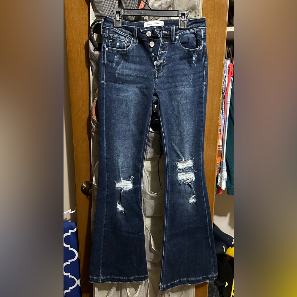 Dark Blue Denim Jeans